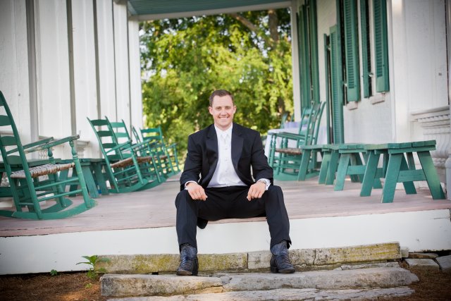 porch, groom, nashville, wedding, carnton plantation